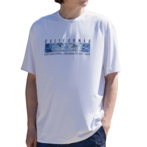 티막 공용 루즈핏 반팔 래쉬가드 GKM5002_이미지