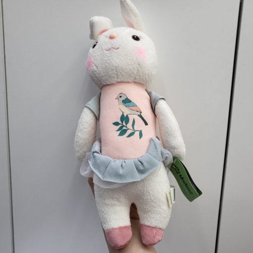 토끼 래빗 애착 인형 핑크원피스 31cm 아기 어린이 장난감 선물