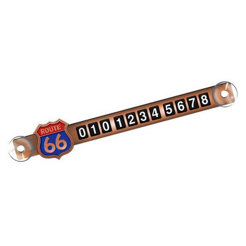 루트 66 메탈 슬림 주차번호판