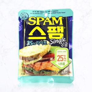 CJ제일제당 스팸 싱글 25% 라이트 80g (1개)