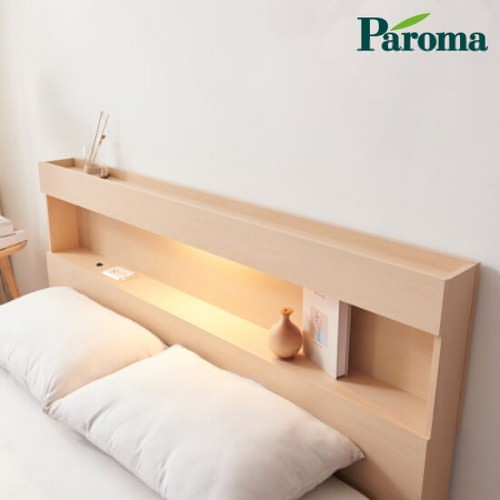 파로마 에디 플로 3서랍 수납형 LED침대 K (70T프리미엄유로탑독립)_이미지