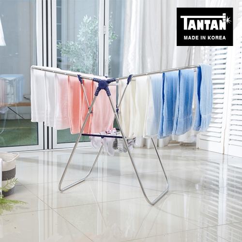 탄탄 빨래건조대 스테인레스 2단 중
