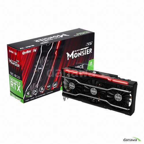 이엠텍 HV 지포스 RTX 2060 SUPER BLACK MONSTER V2 OC D6 8GB