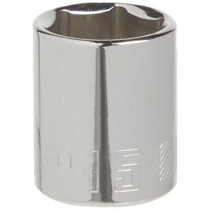 크래프트  얕은 소켓 미터법 3/8인치 드라이브 15mm 6포인트 CMMT43547