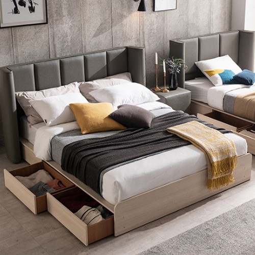 바로크가구 헬렌 호텔식 수납형 침대 K (매트별도)