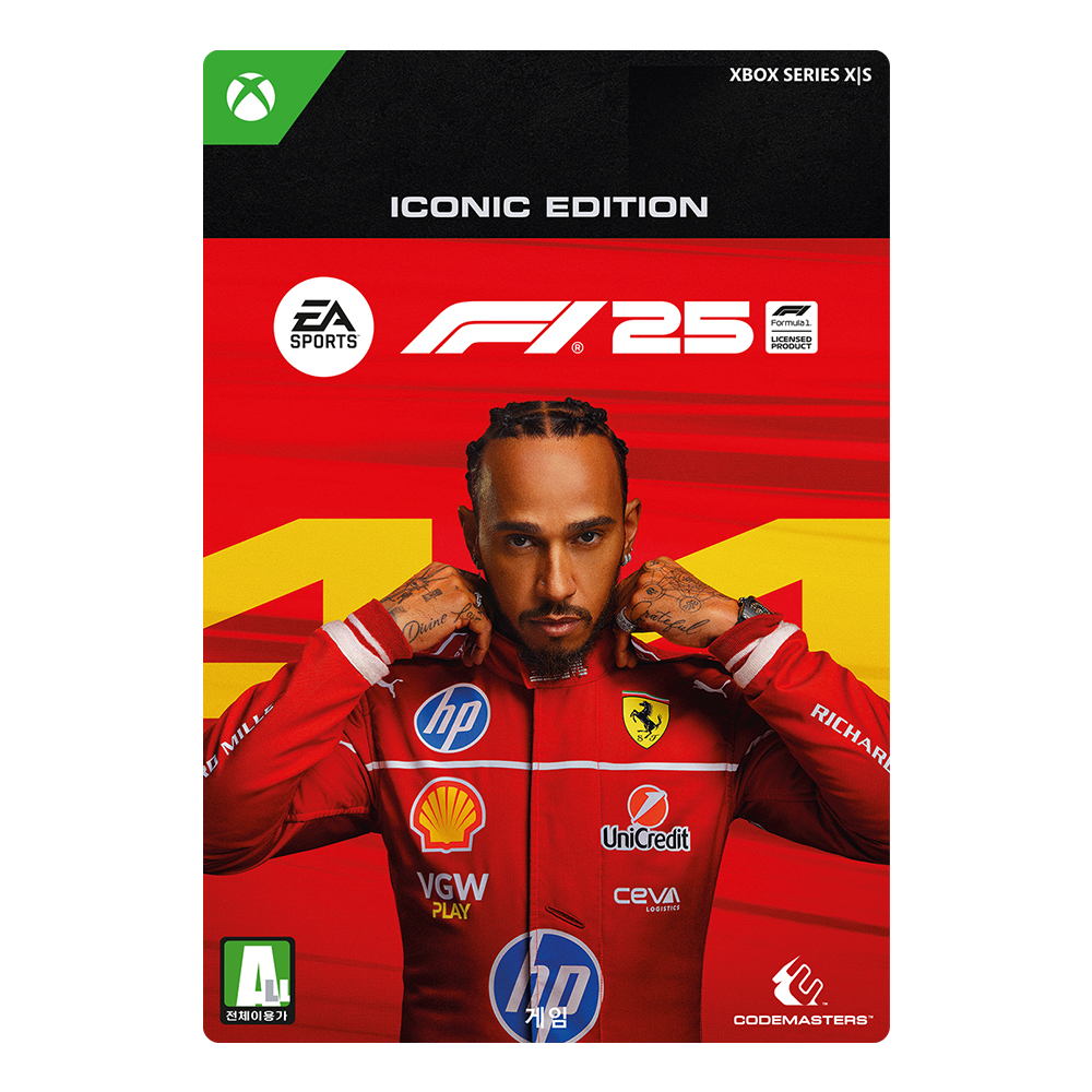 F1 25 아이코닉 에디션 XBOX Series, 다운로드코드_이미지