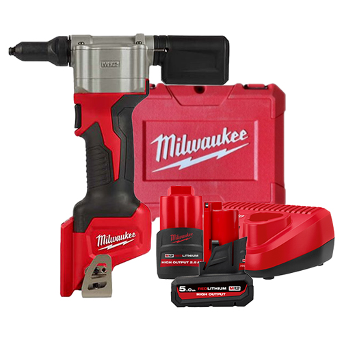 밀워키 M12 BPRT (5.0Ah+2.5Ah, 배터리 2개)_이미지