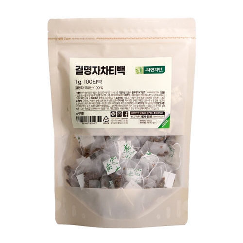 자연지인 결명자 차 삼각티백 1g 100개_이미지