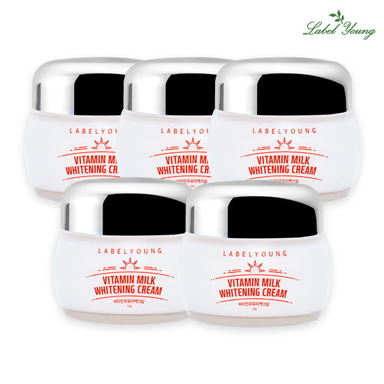 라벨영 쇼킹 비타민 우유 미백크림 55ml (5개)_이미지