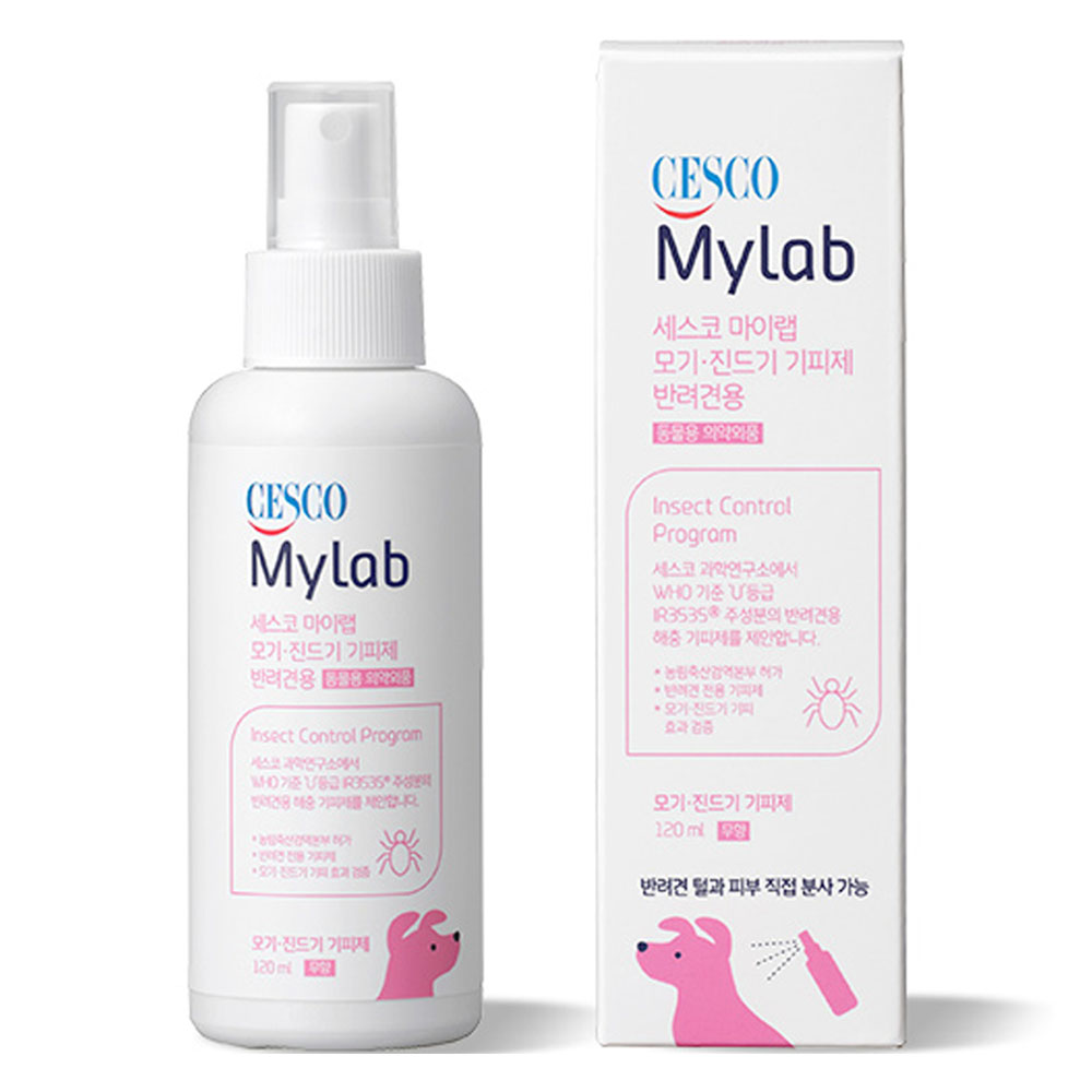세스코 마이랩 모기 진드기 기피제 반려견용 120ml