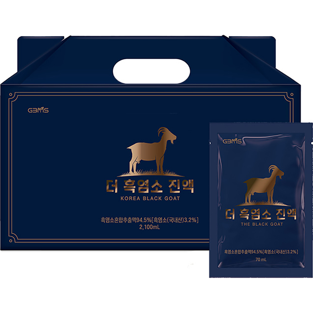 지비엠에스 더 흑염소 진액 70ml 30포