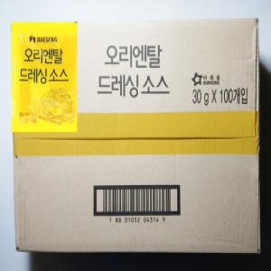  청정원 일회용 오리엔탈 드레싱 30g [100개]