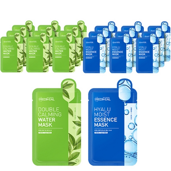 메디힐 더블 카밍 마스크 + 히알루 마스크 + 펩타 앰플 마스크_이미지