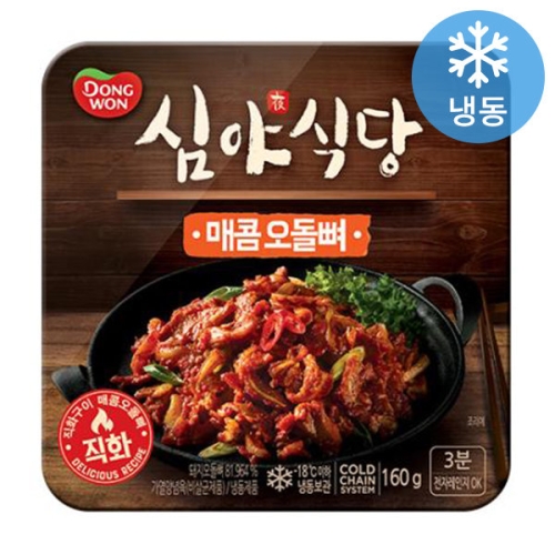 동원F&B 심야식당 매콤 오돌뼈 160g (1개)_이미지