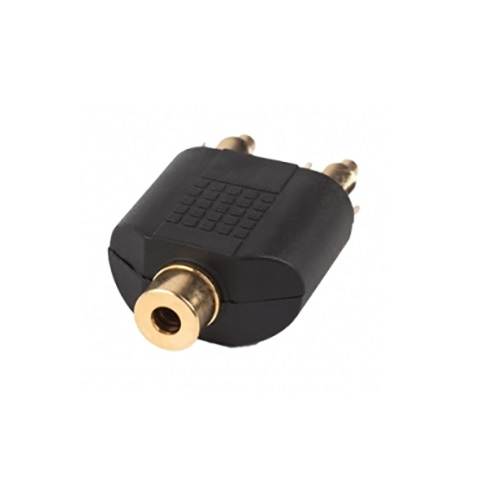 라인업시스템 LANSTAR LS-AVG-2RM-3.5F 3.5mm to RCA AV 젠더