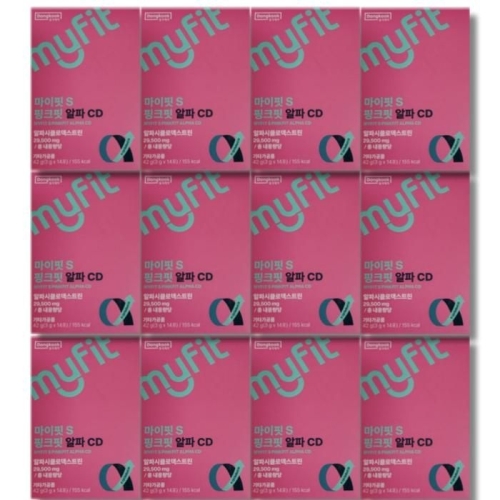 동국제약 마이핏S 핑크핏 알파CD 3g 14포 (12개)