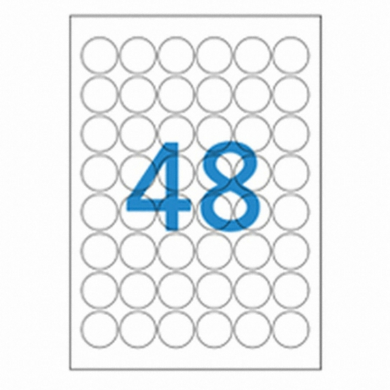 올바른라벨 고광택 라벨 AL448AT (100매)_이미지