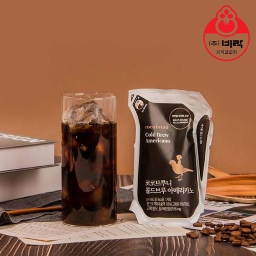 한국야쿠르트 코코브루니 콜드브루 아메리카노 200ml (12개)_이미지