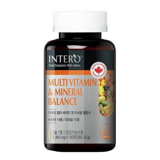 인테로 멀티비타민 앤 미네랄 밸런스 180정 (2개)_이미지