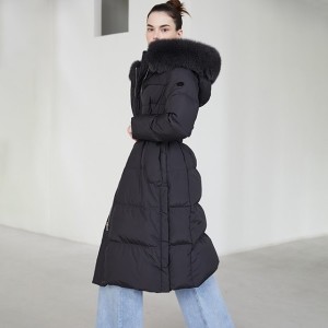 에고이스트 요크다이아 벨티드 롱다운 코트 EP4TD008