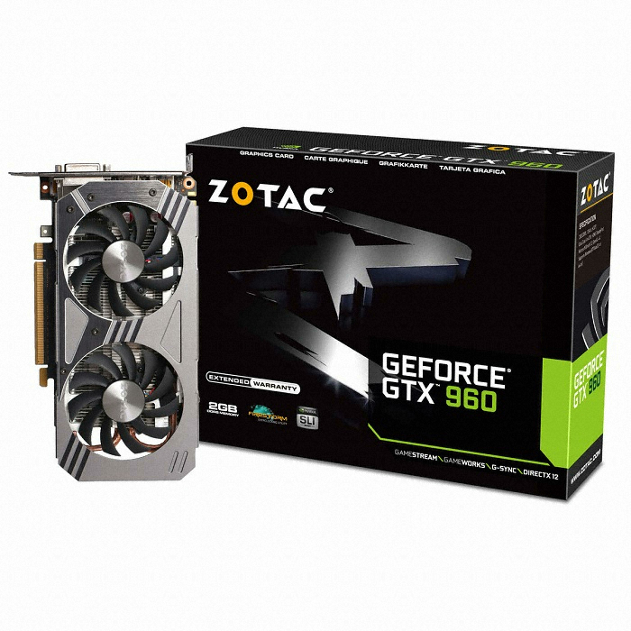 ZOTAC 지포스 GTX960 OC D5 2GB