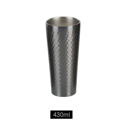 키오 블랙허니 이중진공 스텐컵 430ml