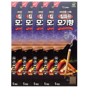 산도깨비 킬파프 야외용 스틱 모기향 5개입 (5개)_이미지