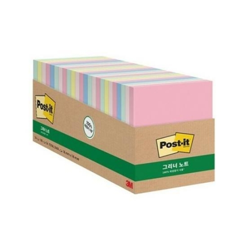 3M 포스트잇 그리너노트 스윗스프링클즈 654-24RP_이미지