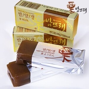 밤뜨래 밤뜨래 밤뜨래 밤<b>양갱</b> 40gX40개