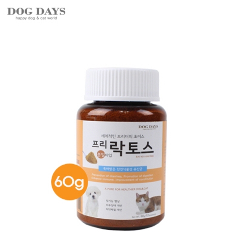 도그데이즈 프리락토스 유산균 분말 60g (1개)