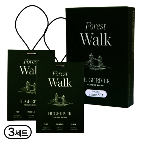 아로마스퀘어 휴즈리버 퍼퓸 샤쉐 20g (6개)