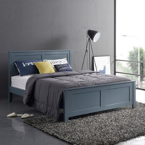 필우드가구 로제 원목 침대 Q (에코독립스프링)_이미지