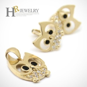 호림쥬얼리 14K HR 14K 골드 부엉이 세트 펜던트+귀걸이   HGS078-4이미지입니다. 누르면 해당 게시물로 새창이동합니다.