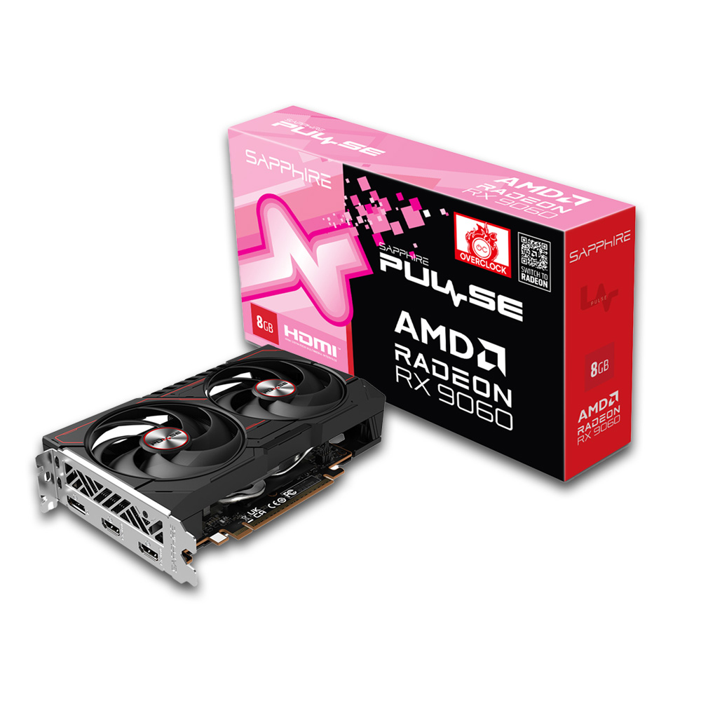 SAPPHIRE 라데온 RX 9060 PULSE OC D6 8GB_이미지
