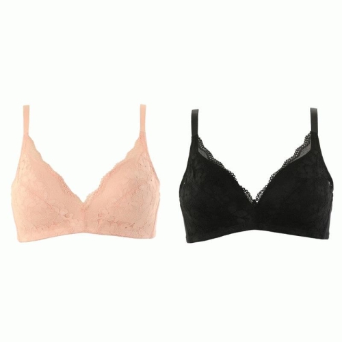 솔브 플라워 레이스 A B컵 노와이어 풀컵 몰드브라 VBRQ885ABTSG