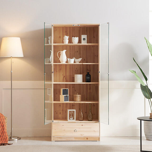 히트가구  N333 삼나무 서랍 장식장 700