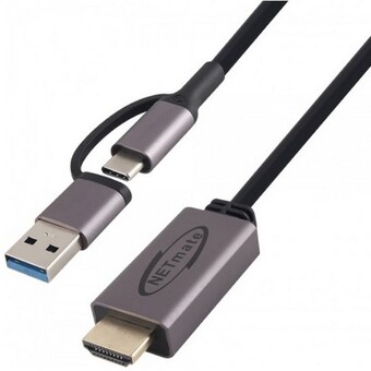 강원전자 NETmate 2in1 미러링 케이블 NM-VR