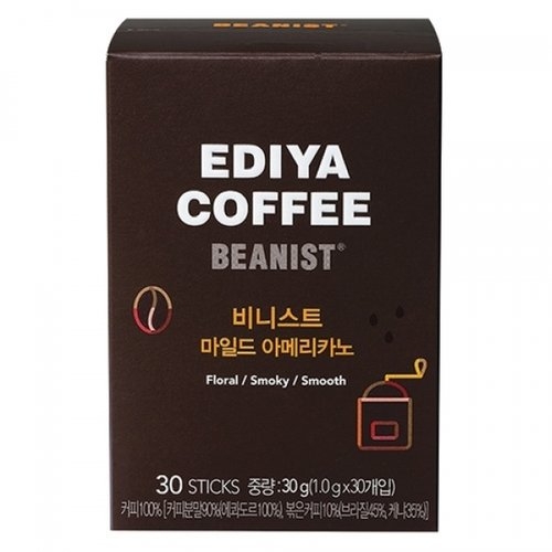 이디야 비니스트 아메리카노 마일드 30T 30G_이미지