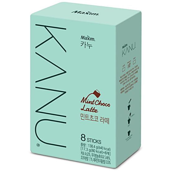 동서식품 맥심 카누 민트초코 라떼 8T (1개)