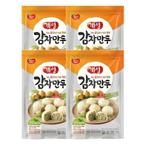 동원F&B 개성 감자만두 2.2kg (4개)_이미지