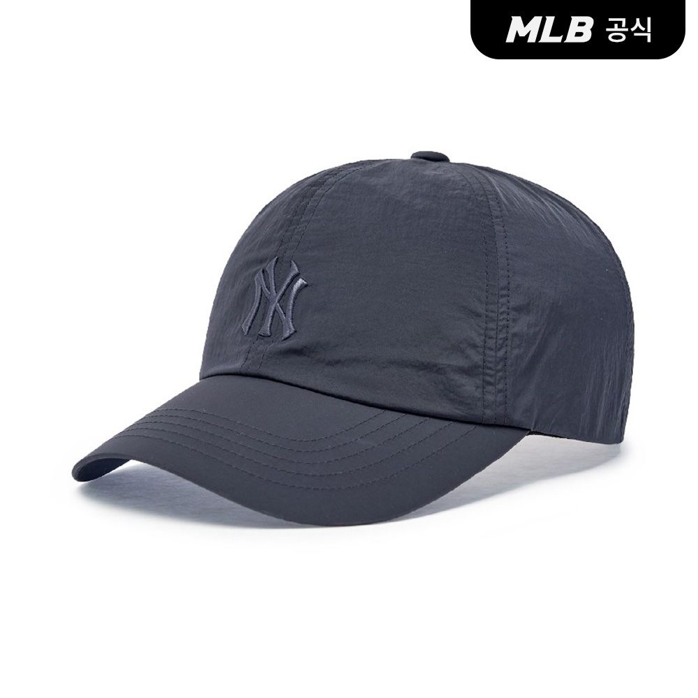 MLB 25N 공용 고프코어 경량 나일론 언스트럭쳐 볼캡 NY D.Indigo 3ACPB055N-50IND