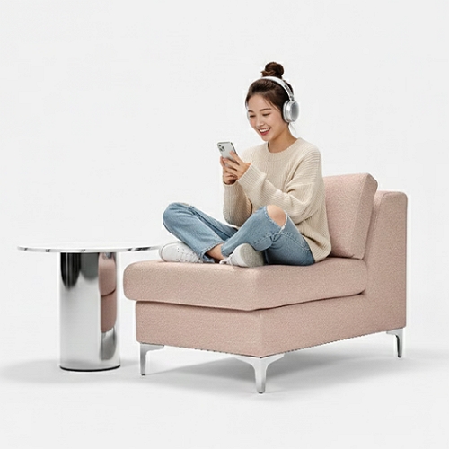 크레쉬 부클오코텍스 패브릭 소파 1인용