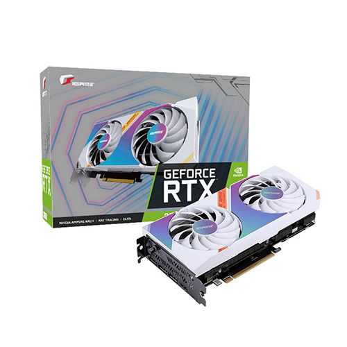 COLORFUL iGame 지포스 RTX 3050 Ultra DUO OC D6 8GB White_이미지