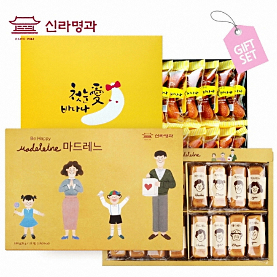 신라명과 마드레느 대 480g + 첫눈애 바나나 352g (1개)_이미지