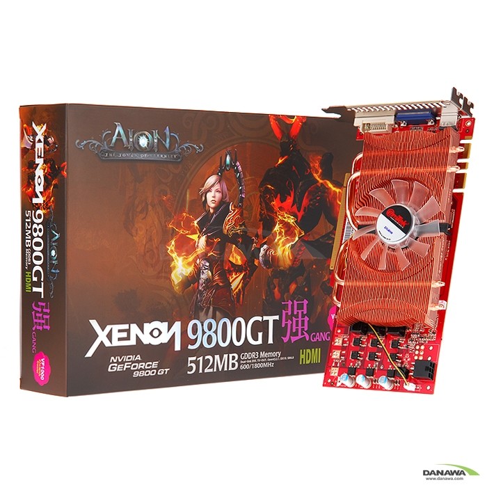 이엠텍 XENON 지포스 9800GT 强(강할강) 512MB HDMI VF1000 아이온_이미지