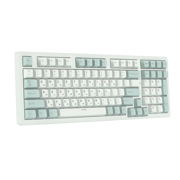 지클릭커 WK98 8K 풀윤활 무선 블루투스 기계식 그린 라이트 (용암빨강축, 45g)_이미지