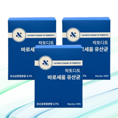 락토디토 바로세움 전립선 유산균 2g 30포 (3개)_이미지