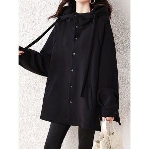 에꼴드파리 딥무드 버튼 후드점퍼_F5XWUB002Z_이미지