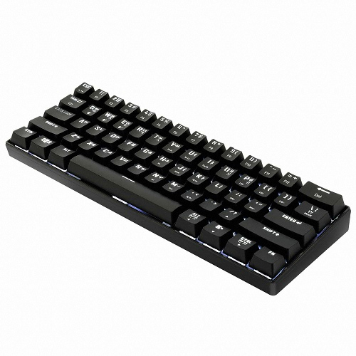 스카이디지탈 NKEY BT61 LED 2.0 블루투스 유무선 기계식 (청축)_이미지