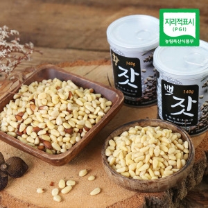 우체국쇼핑 산지직송 가평 햇 잣 캔 백잣 140g